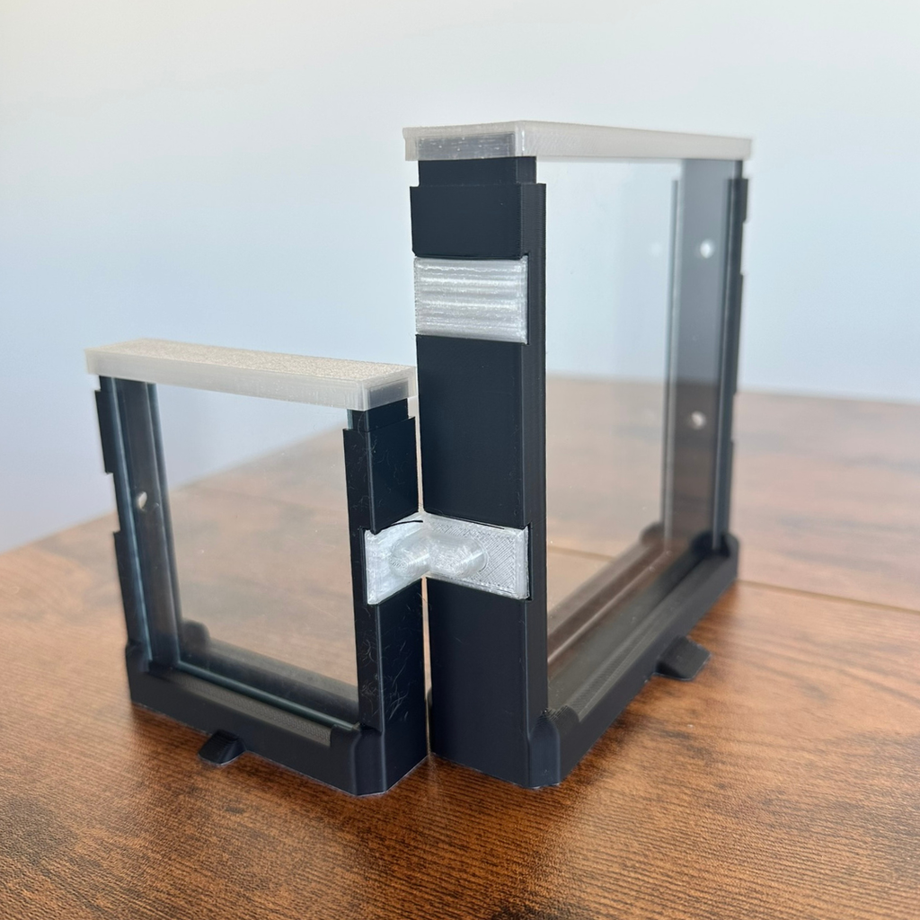 Connecteur double sortie angle - Taille S vers M/L
