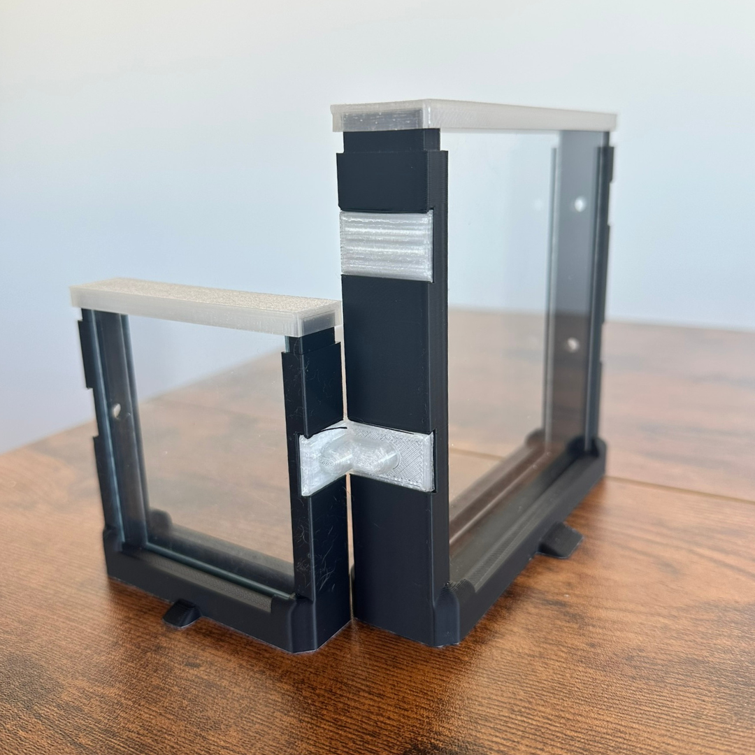 Connecteur double sortie angle - Taille S vers M/L