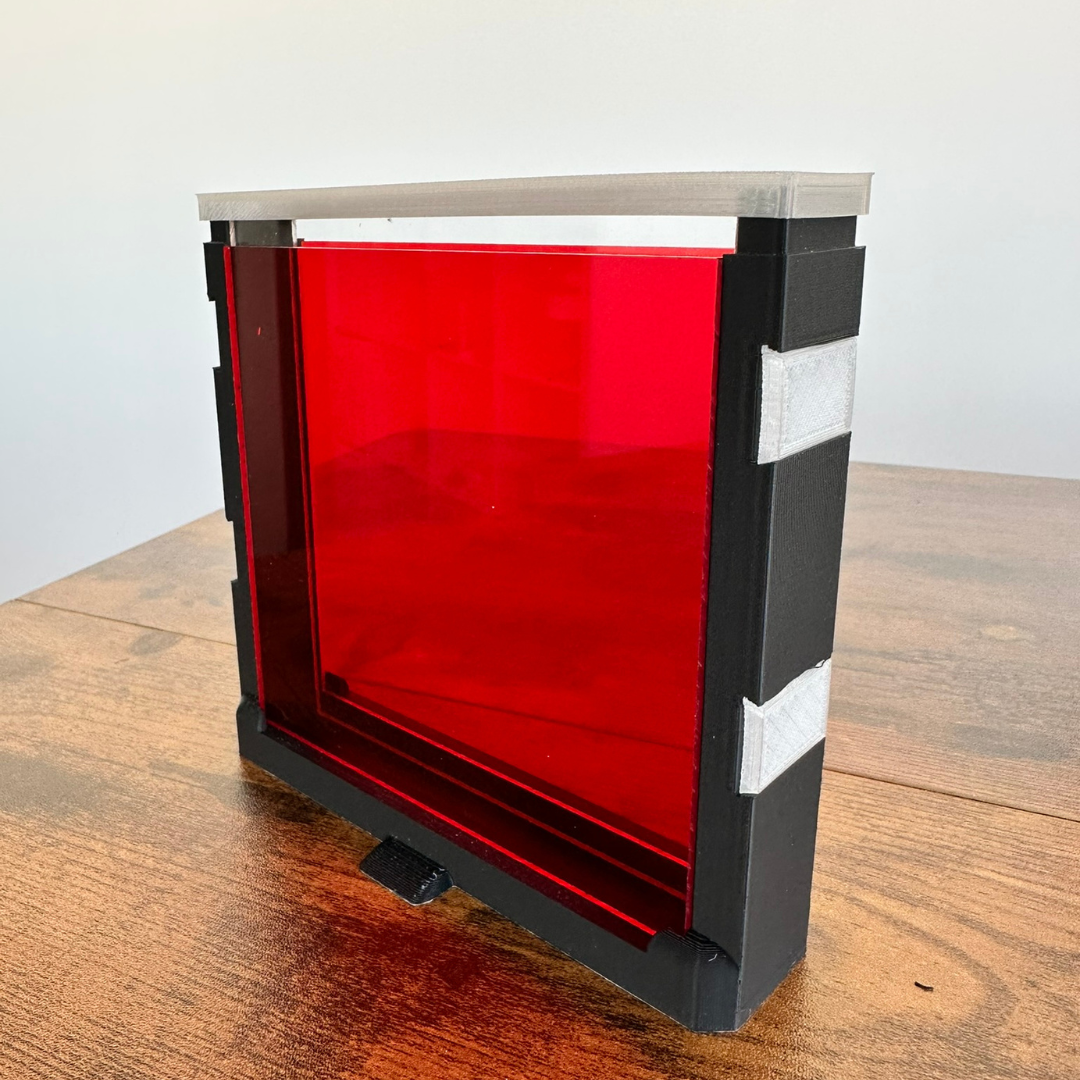 Plexiglass rouge
